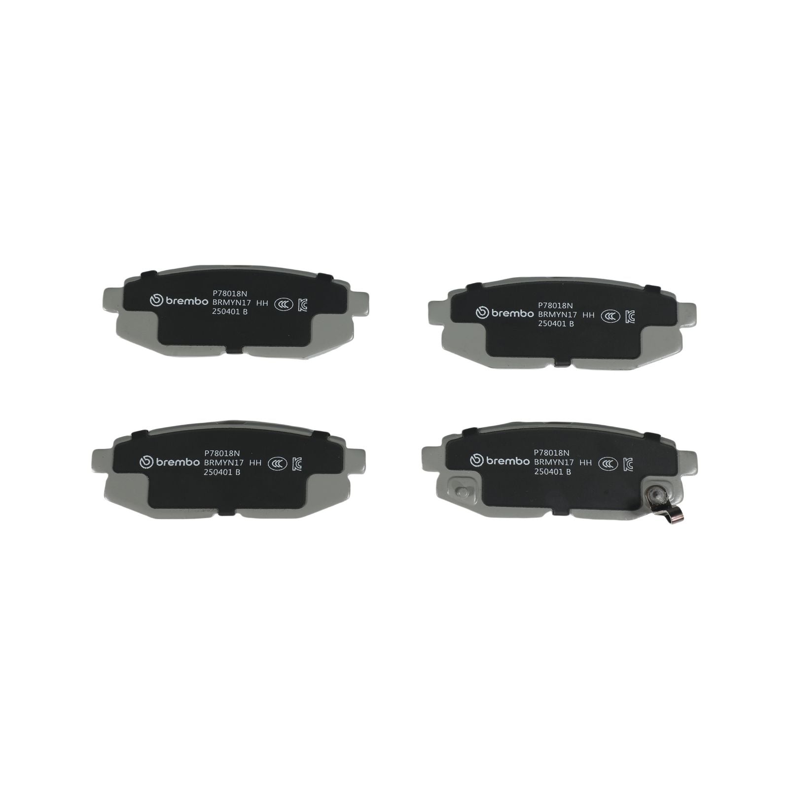 PRIME Ceramic Rear Disc Brake Pad Set - P78018N_03