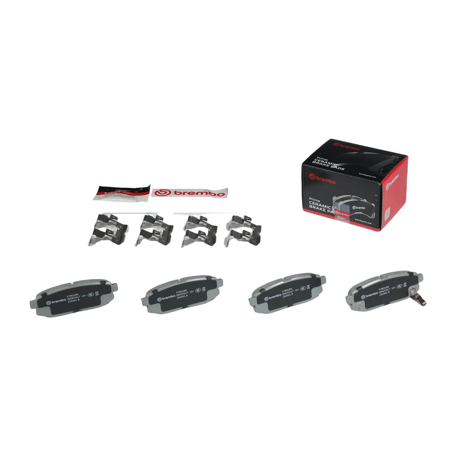 PRIME Ceramic Rear Disc Brake Pad Set - P78018N_04