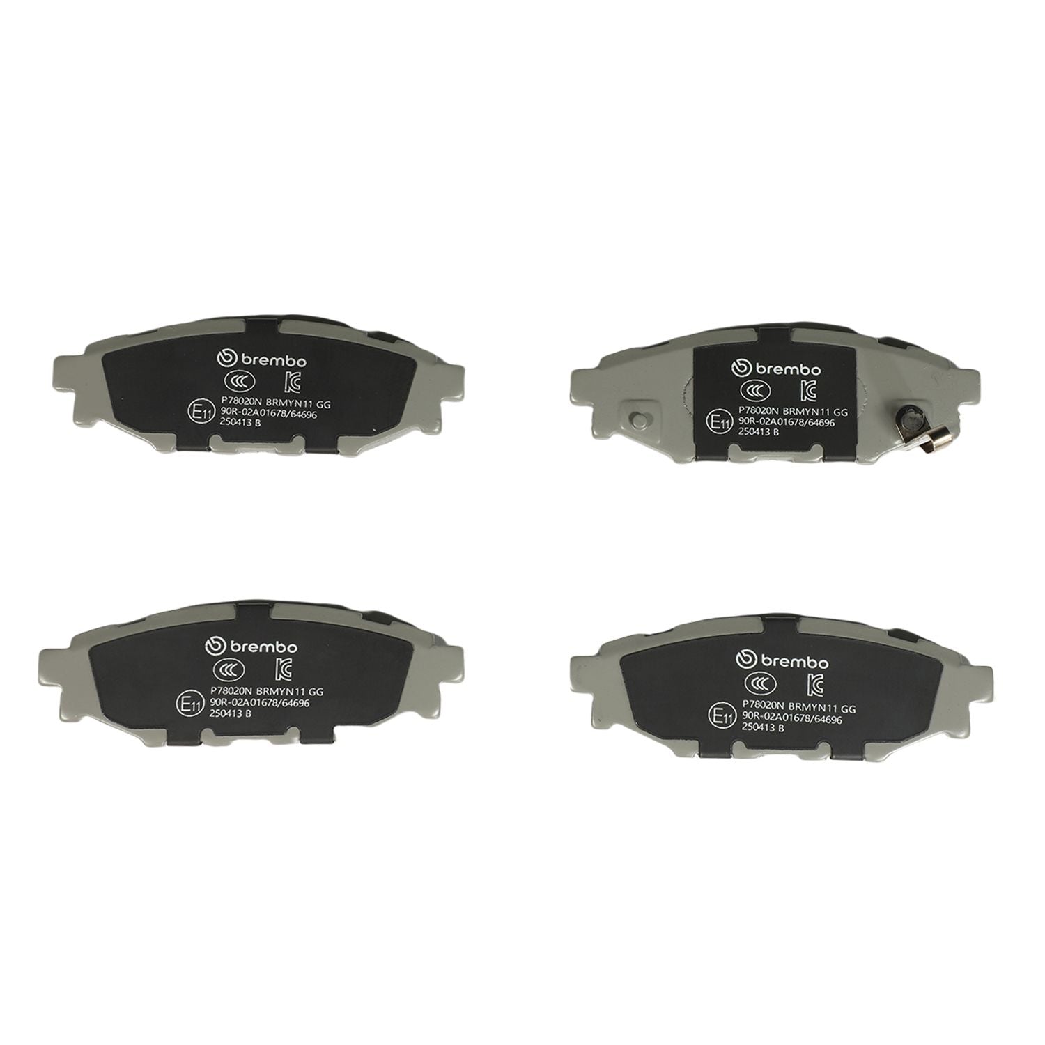 PRIME Ceramic Rear Disc Brake Pad Set - P78020N_06