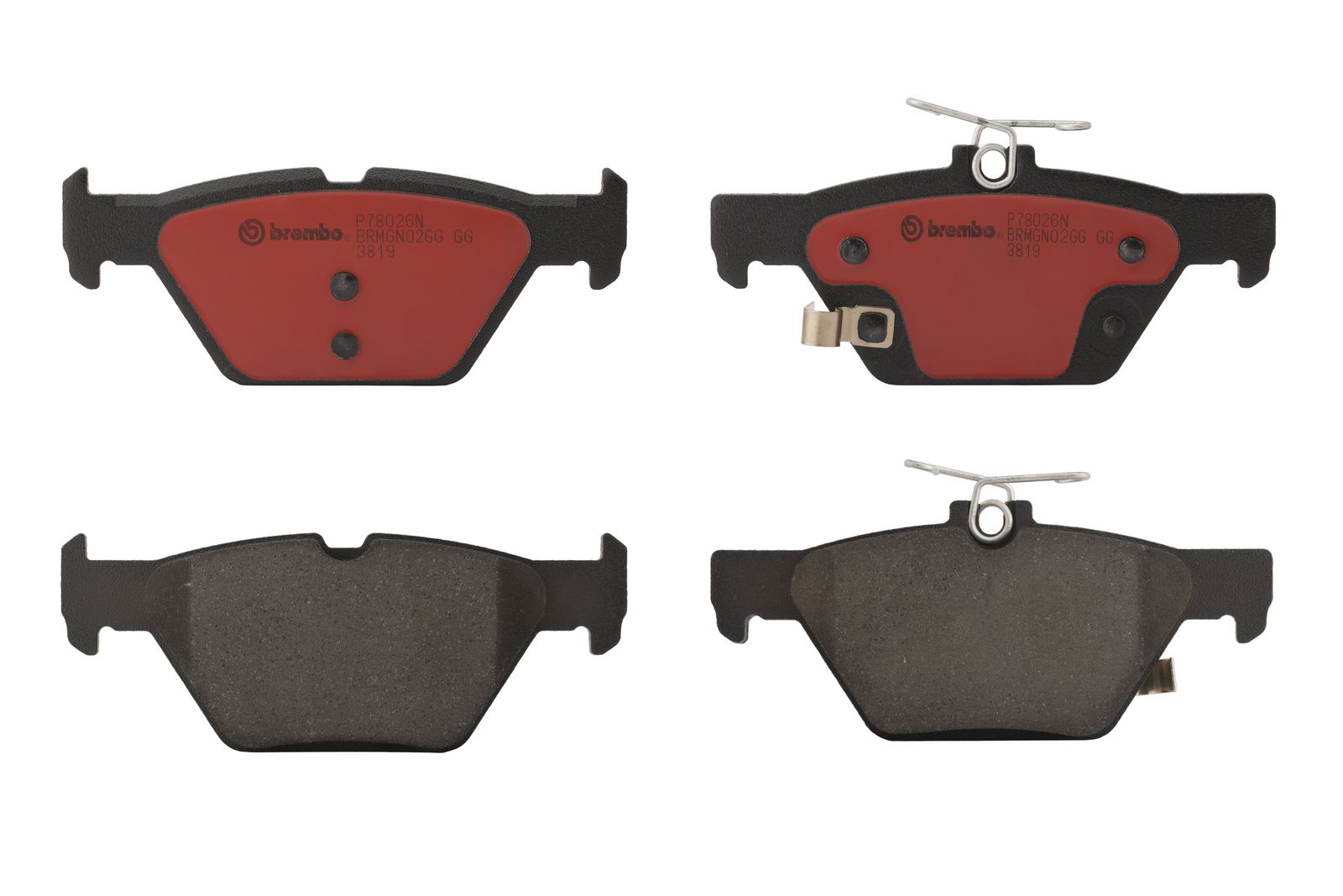 PRIME Ceramic Rear Disc Brake Pad Set - P78026N_01