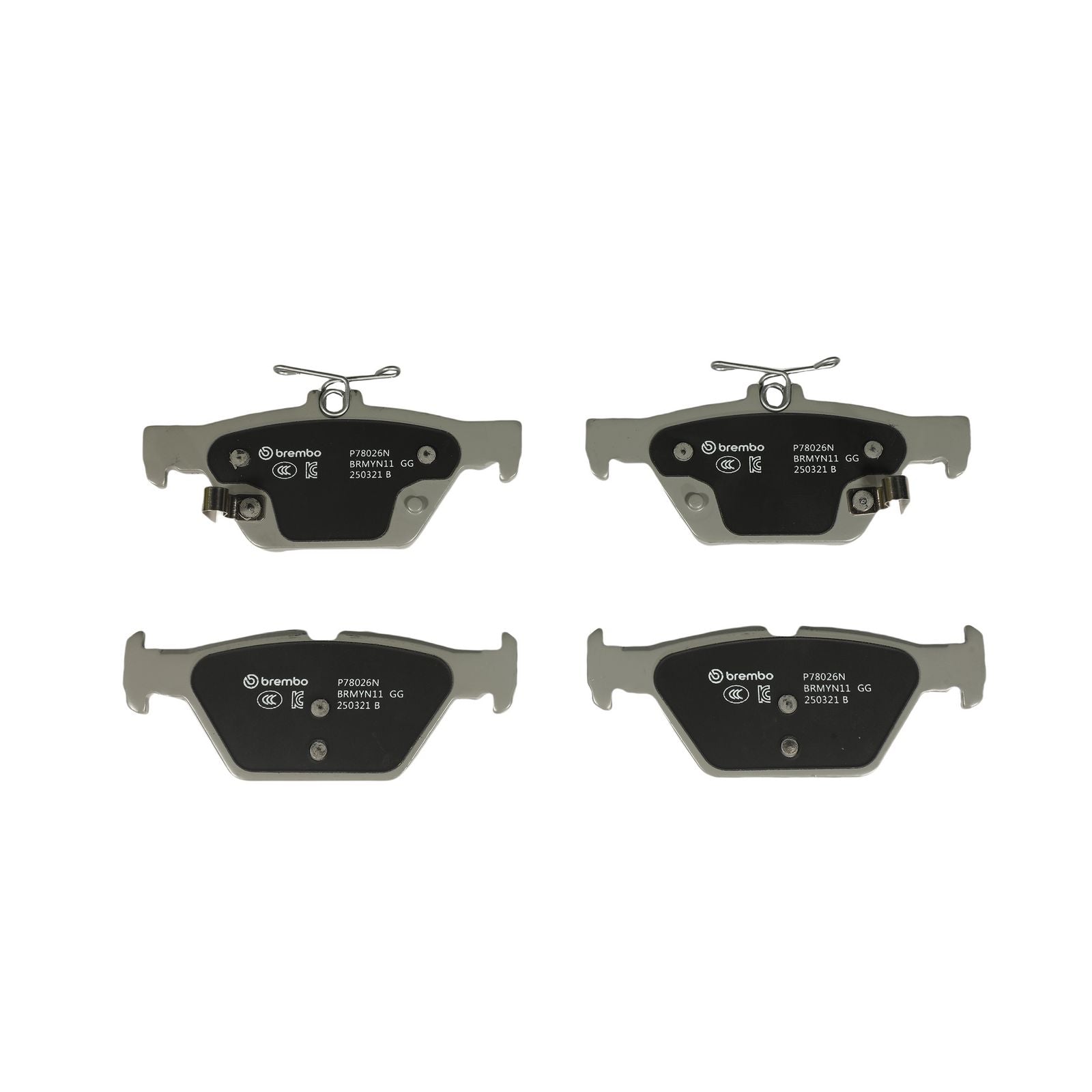 PRIME Ceramic Rear Disc Brake Pad Set - P78026N_04