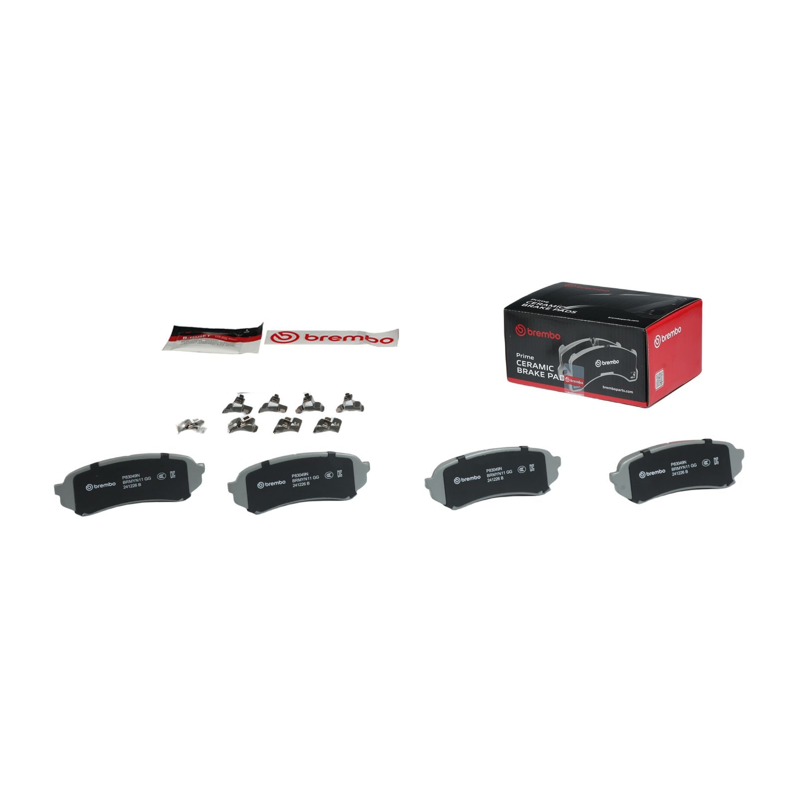 PRIME Ceramic Rear Disc Brake Pad Set - P83049N_03