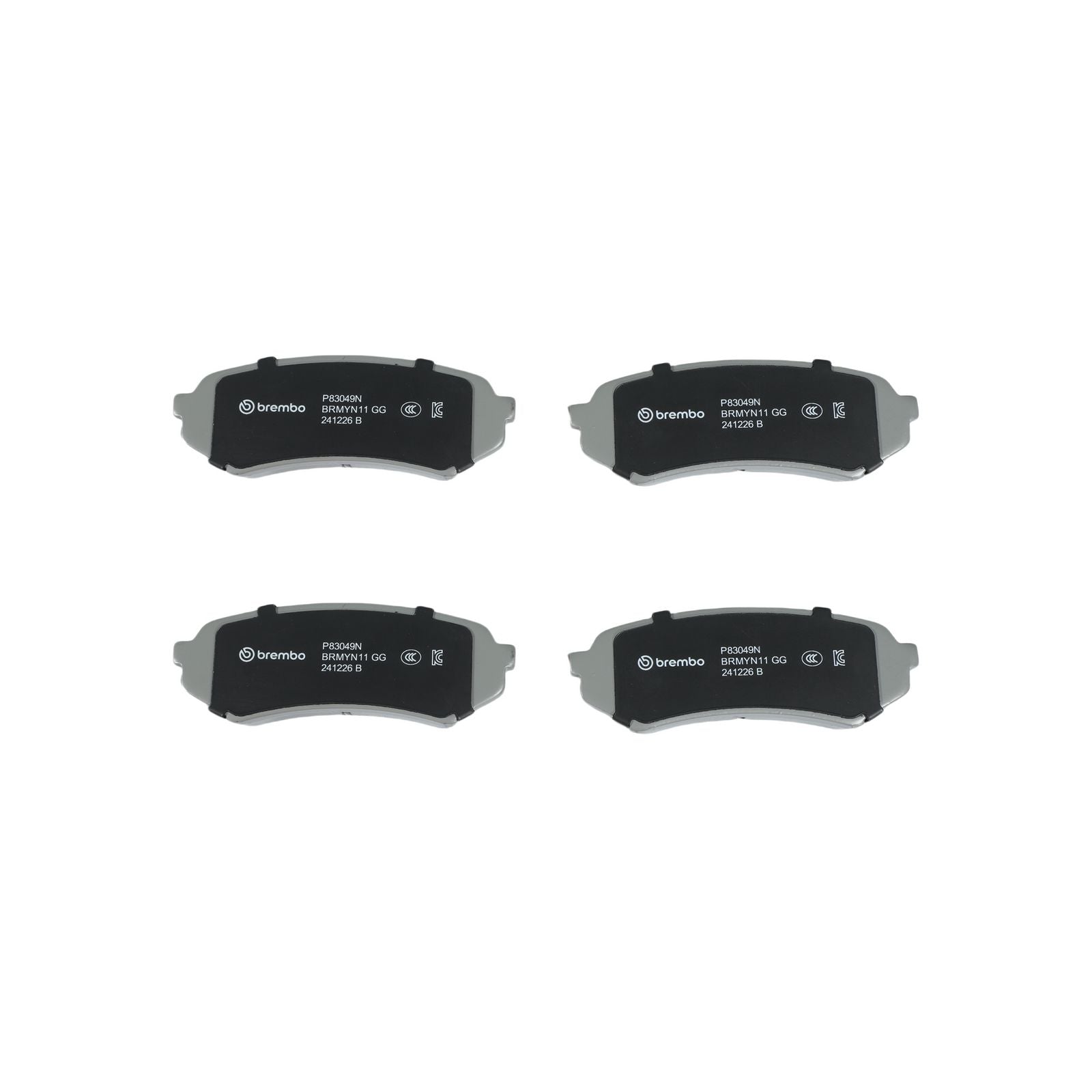 PRIME Ceramic Rear Disc Brake Pad Set - P83049N_04