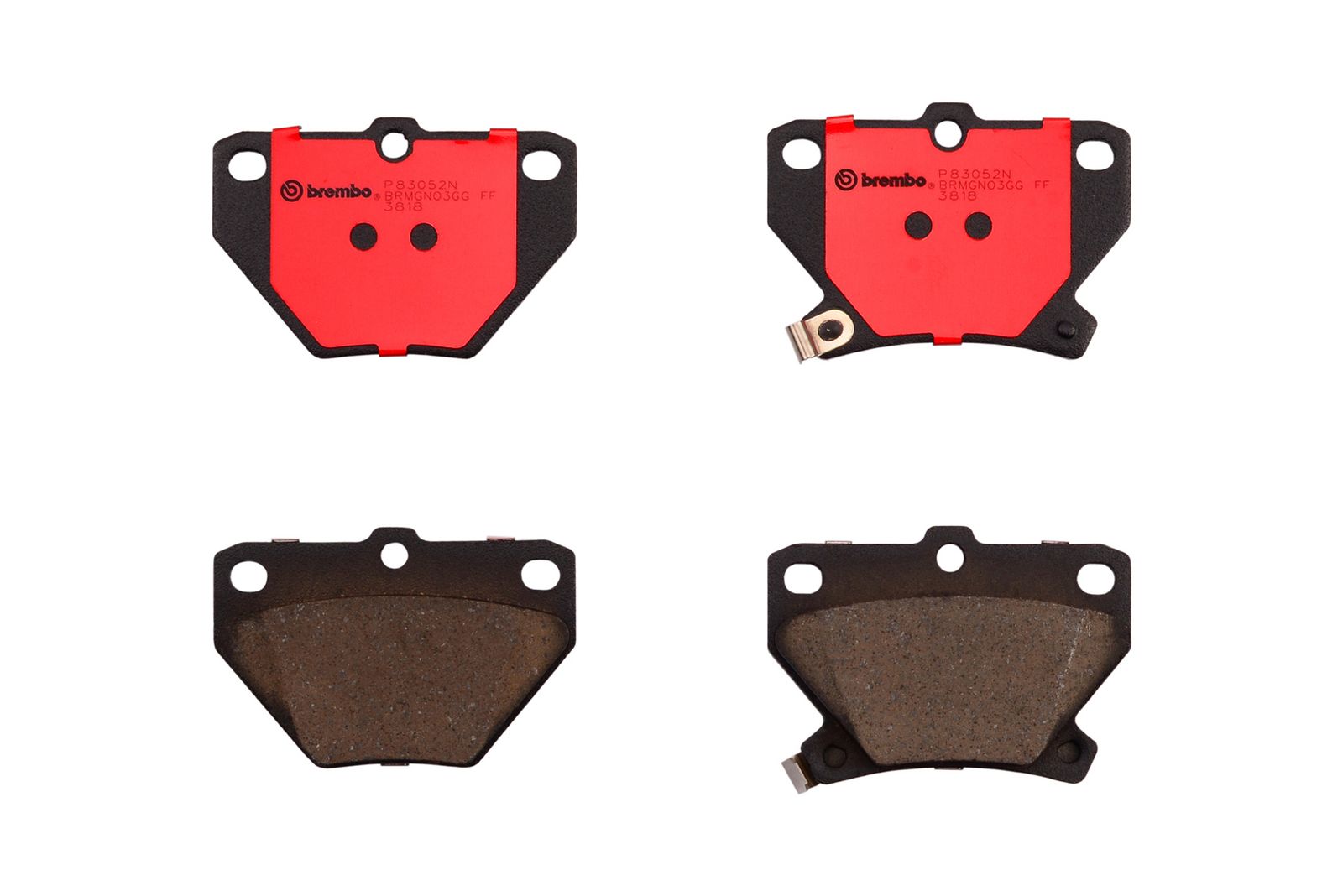 PRIME Ceramic Rear Disc Brake Pad Set - P83052N_01