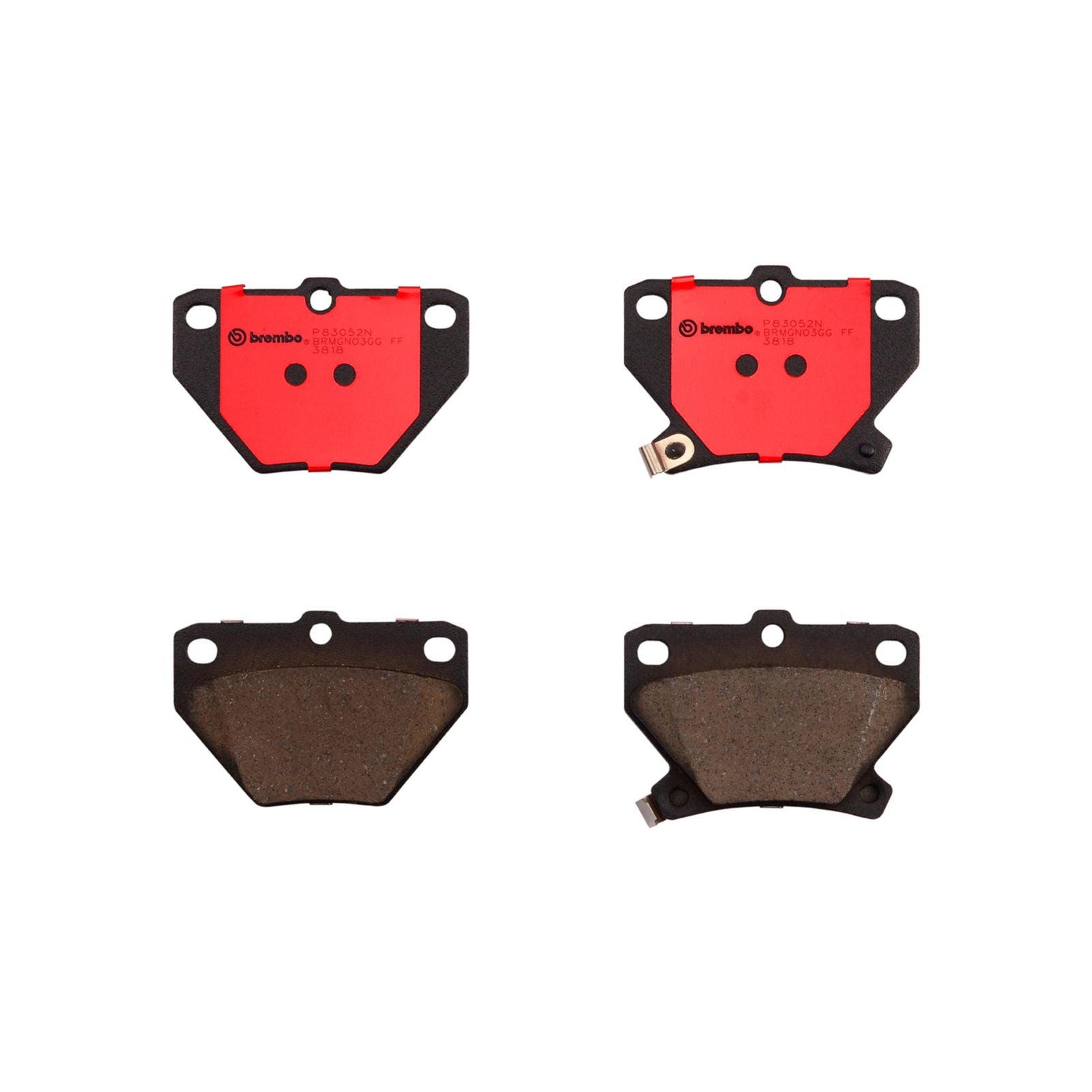 PRIME Ceramic Rear Disc Brake Pad Set - P83052N_01