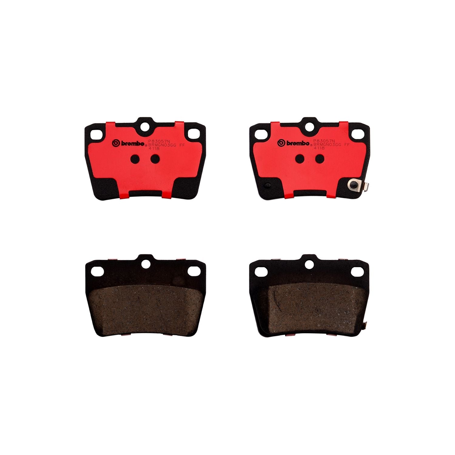 PRIME Ceramic Rear Disc Brake Pad Set - P83057N_01