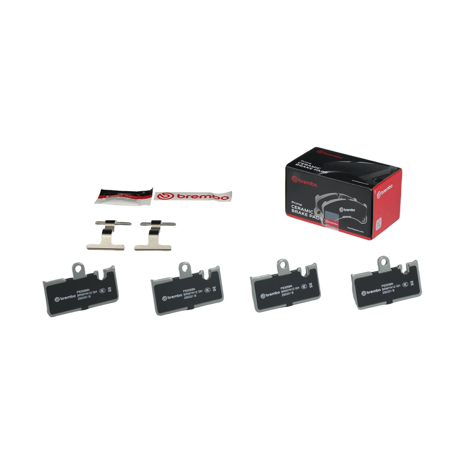 PRIME Ceramic Rear Disc Brake Pad Set - P83059N_03
