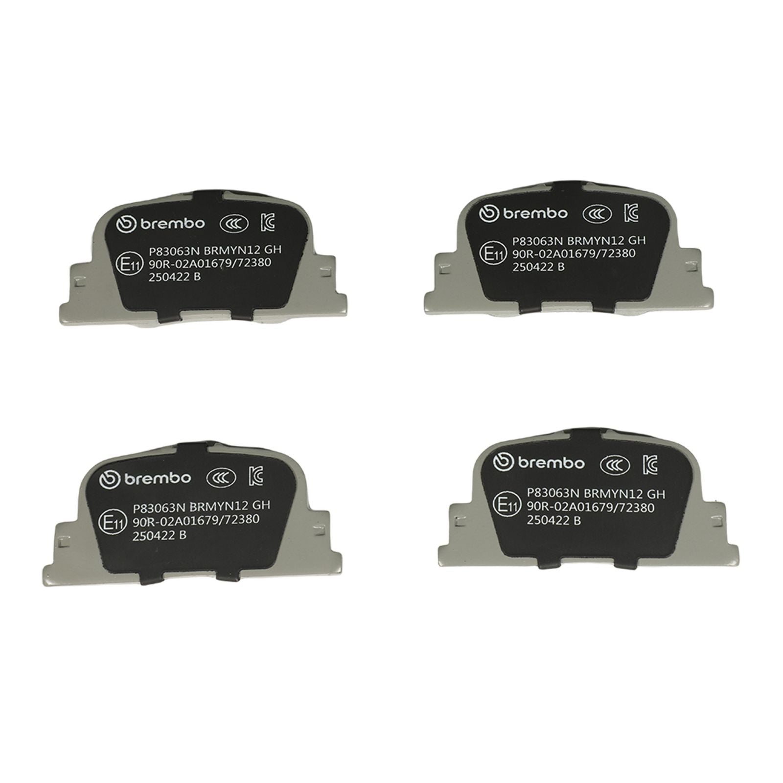 PRIME Ceramic Rear Disc Brake Pad Set - P83063N_03