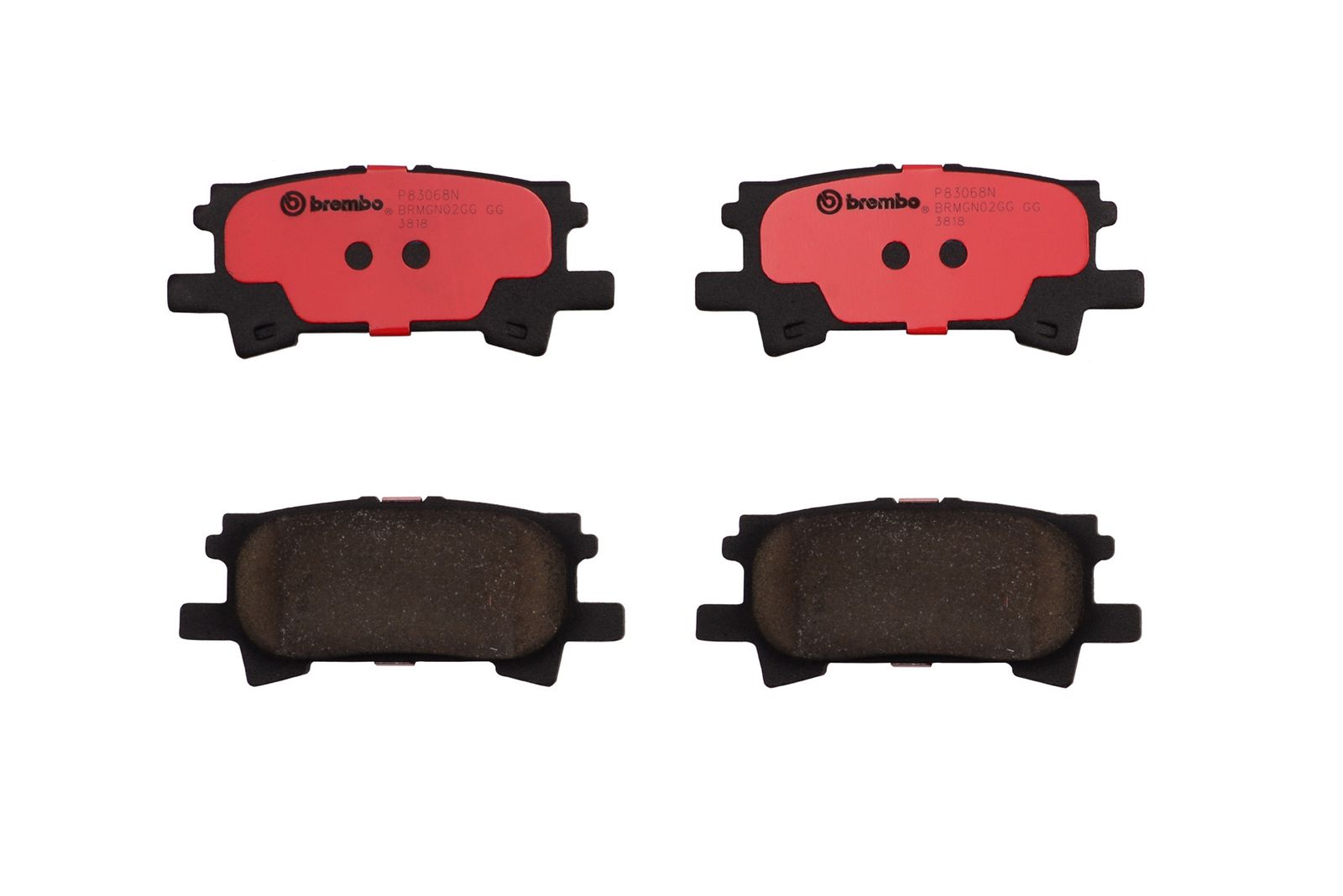 PRIME Ceramic Rear Disc Brake Pad Set - P83068N_01