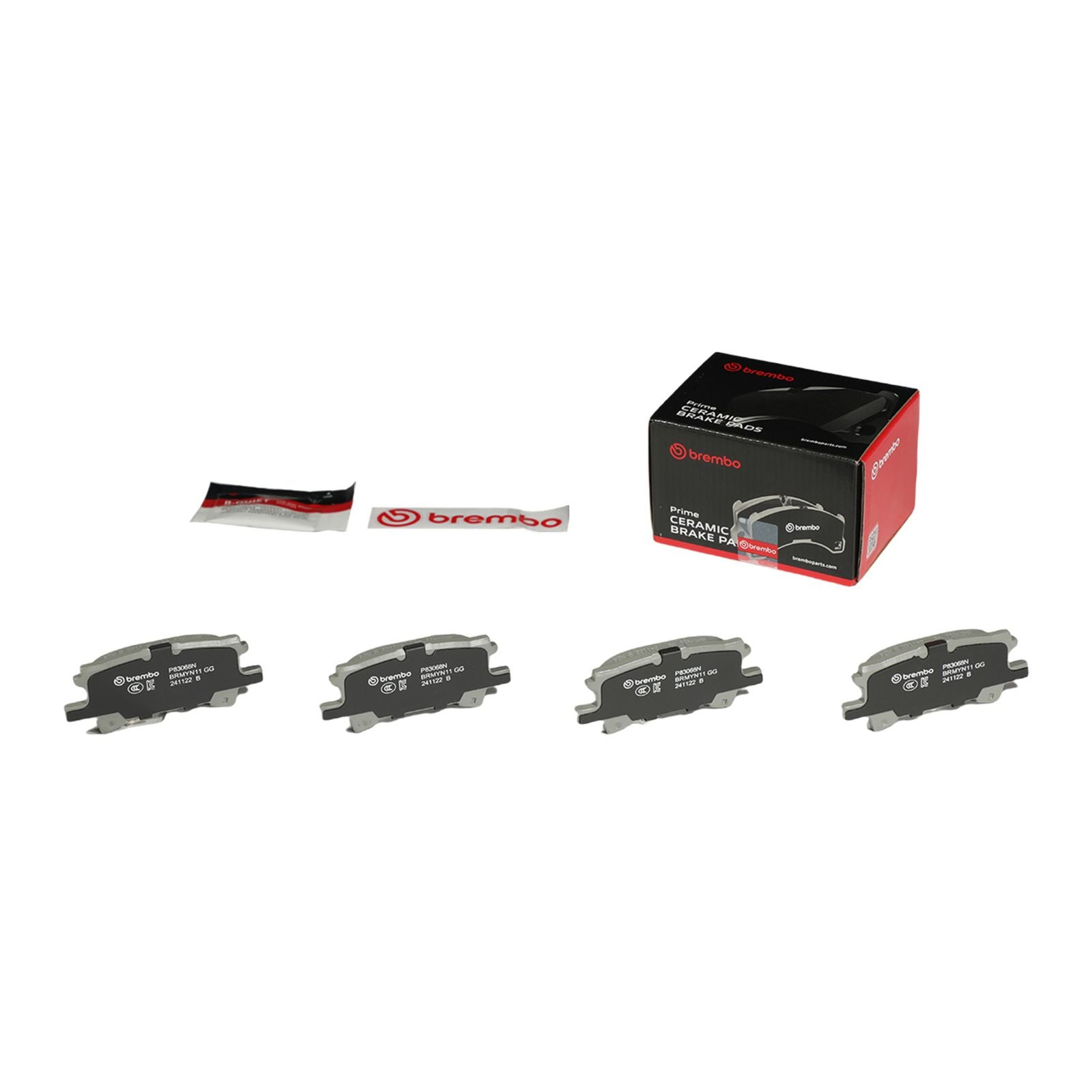PRIME Ceramic Rear Disc Brake Pad Set - P83068N_02