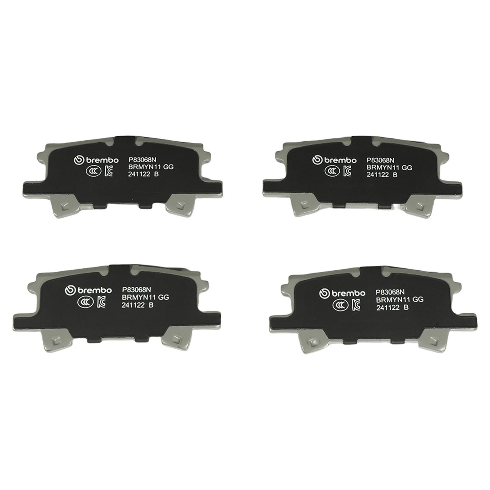 PRIME Ceramic Rear Disc Brake Pad Set - P83068N_04