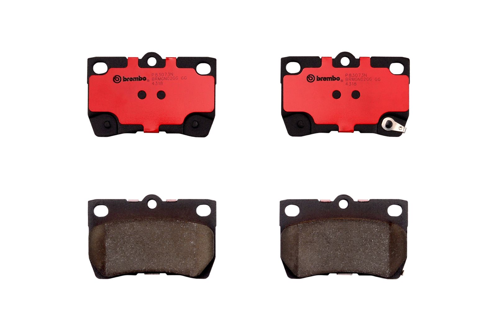 PRIME Ceramic Rear Disc Brake Pad Set - P83073N_01
