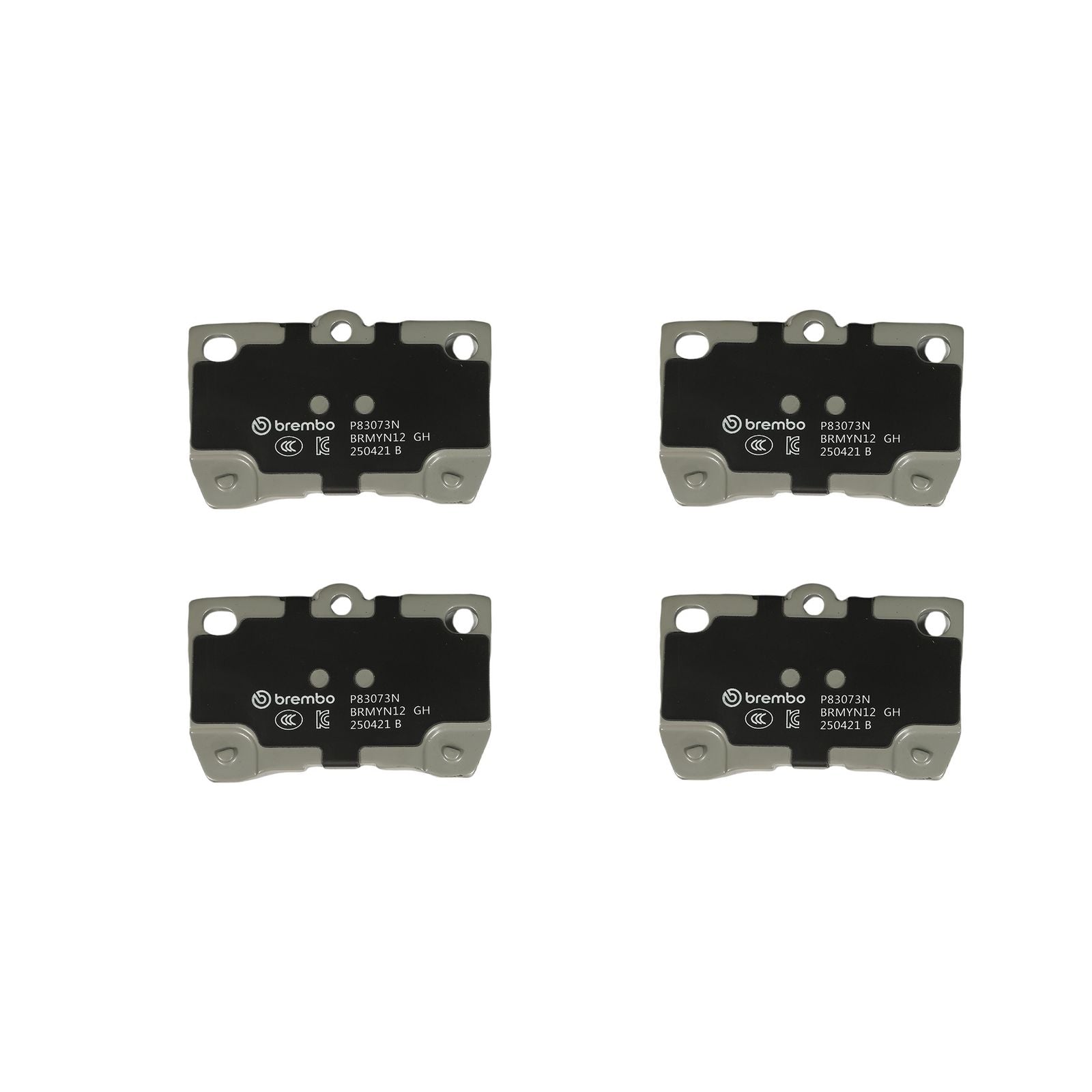 PRIME Ceramic Rear Disc Brake Pad Set - P83073N_01