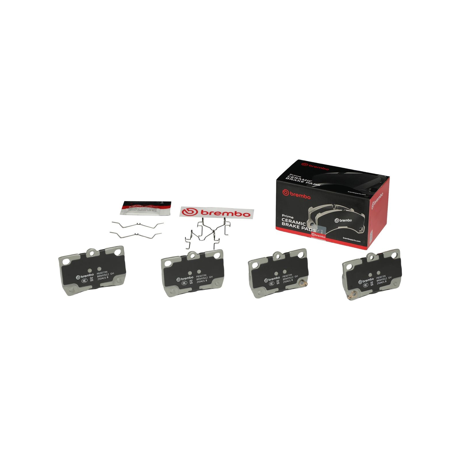PRIME Ceramic Rear Disc Brake Pad Set - P83073N_02