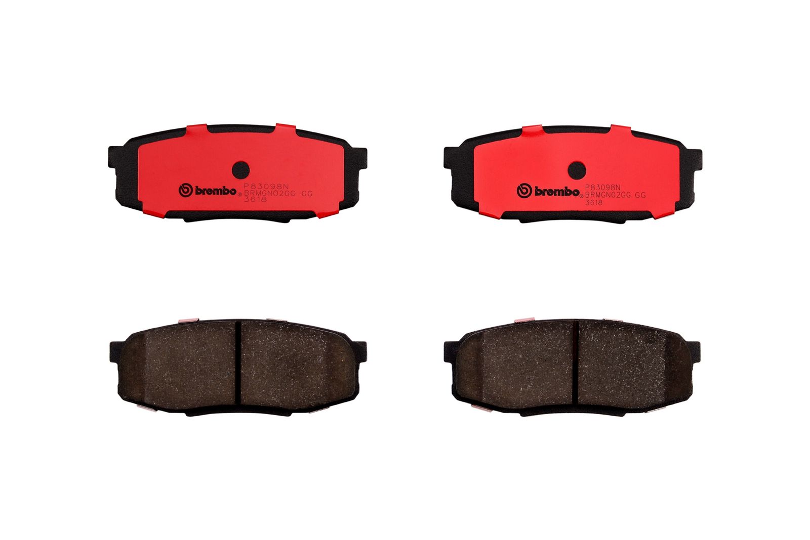 PRIME Ceramic Rear Disc Brake Pad Set - P83098N_01