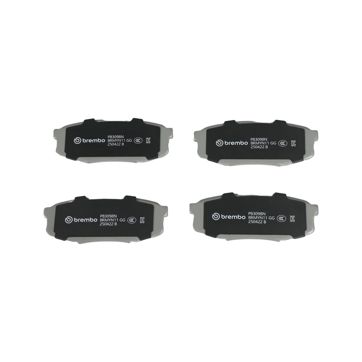PRIME Ceramic Rear Disc Brake Pad Set - P83098N_04