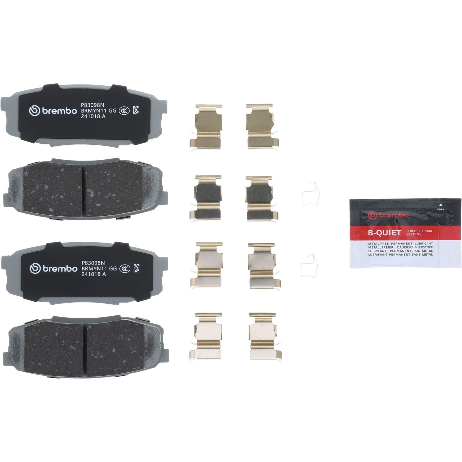 PRIME Ceramic Rear Disc Brake Pad Set - P83098N_05