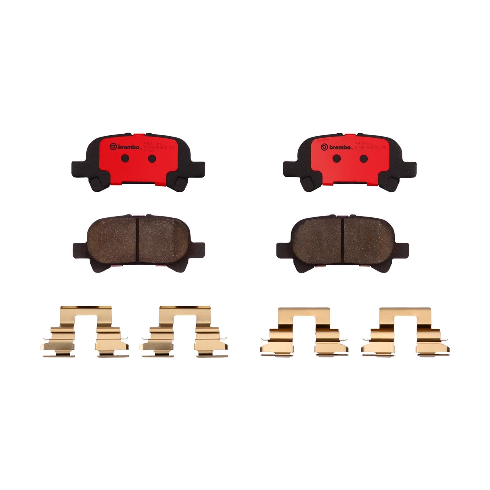 PRIME Ceramic Rear Disc Brake Pad Set - P83110N_01