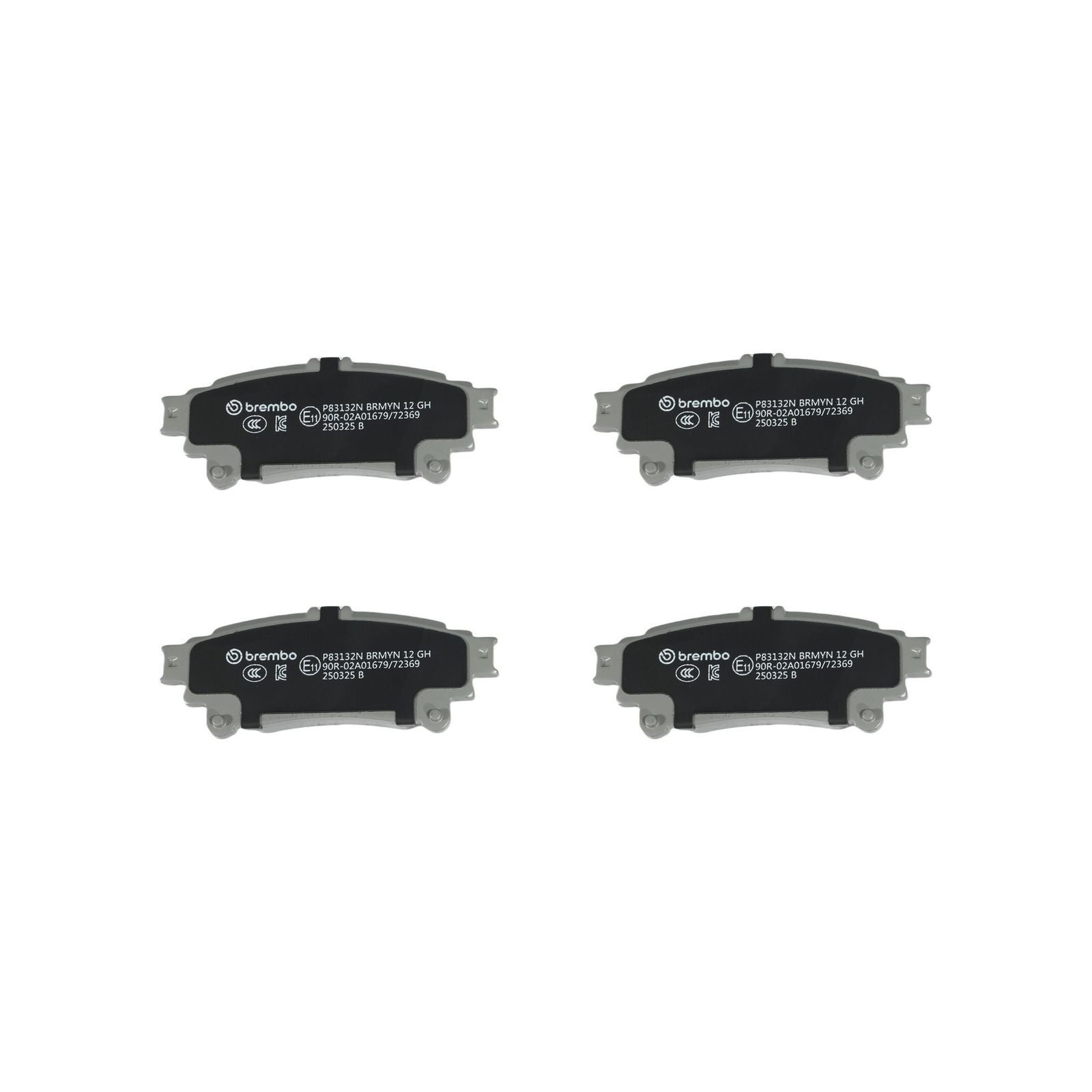 PRIME Ceramic Rear Disc Brake Pad Set - P83132N_03