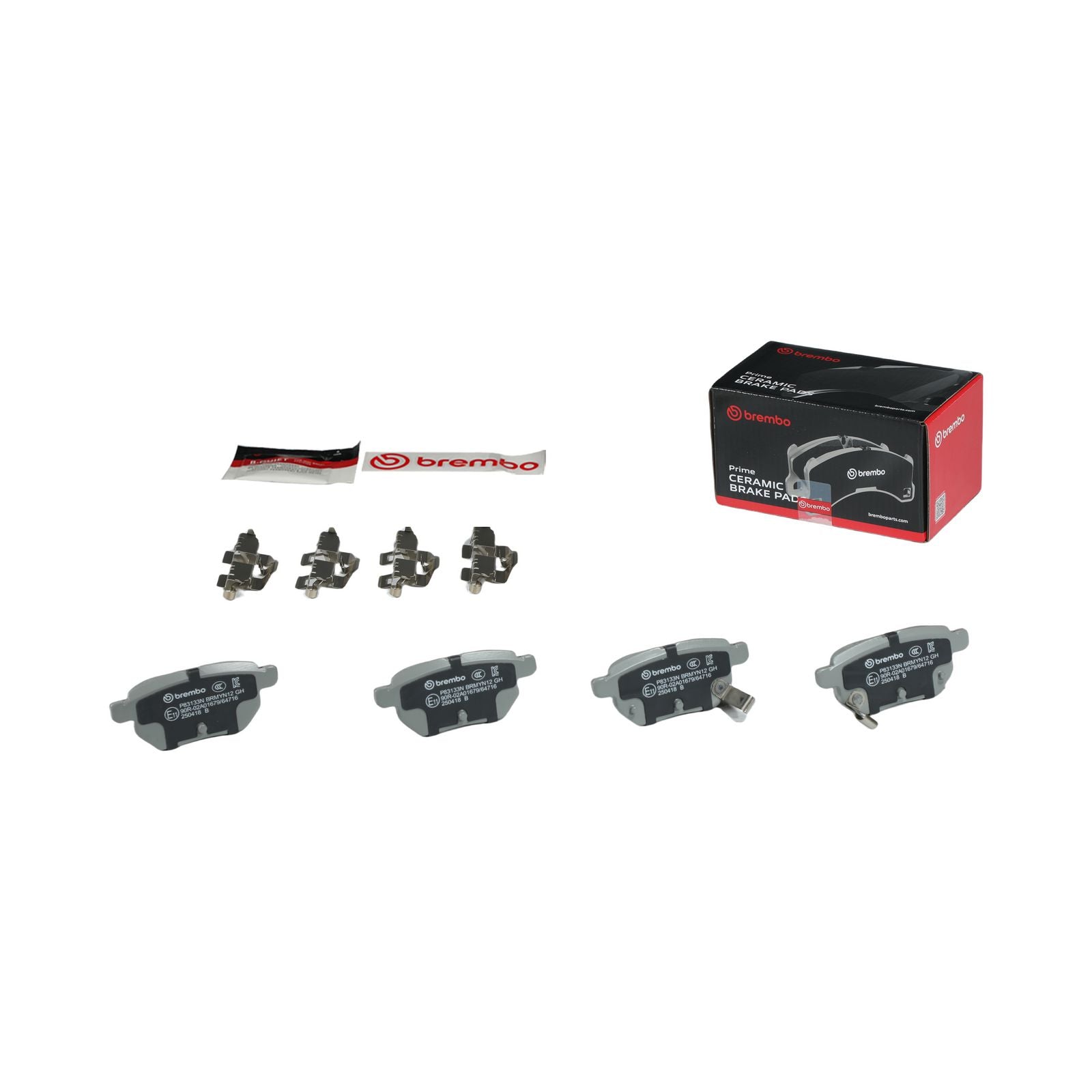 PRIME Ceramic Rear Disc Brake Pad Set - P83133N_04