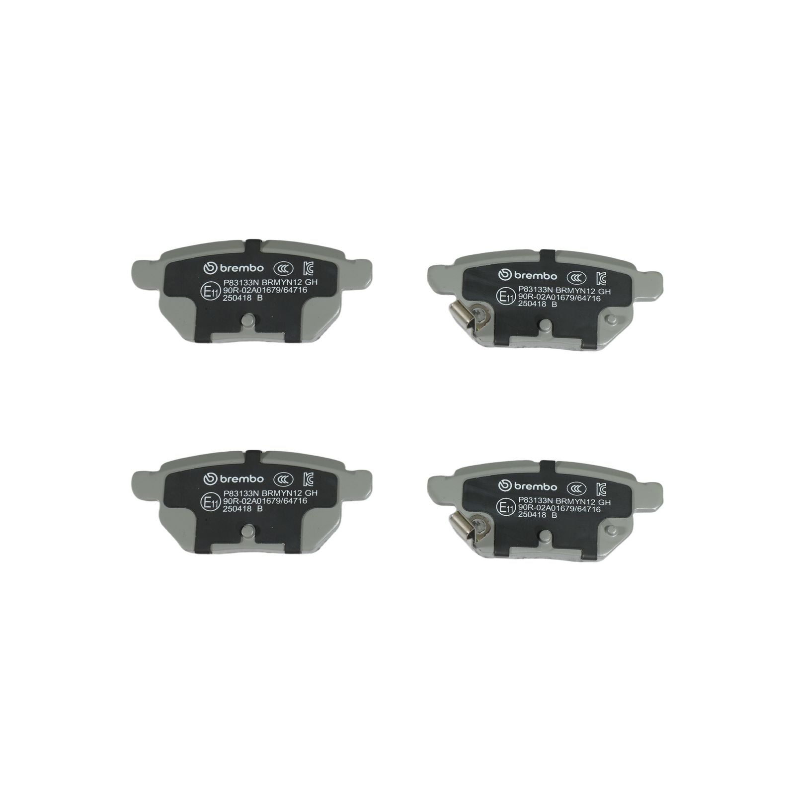 PRIME Ceramic Rear Disc Brake Pad Set - P83133N_05