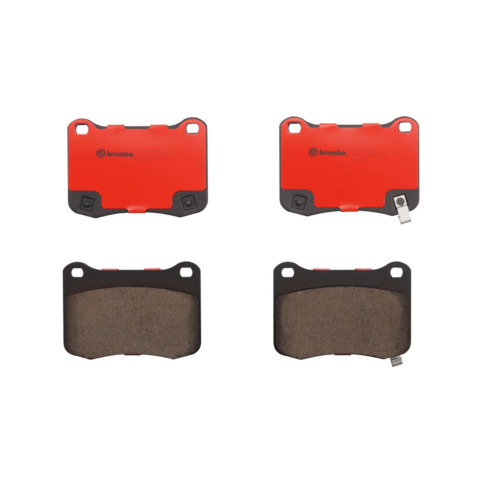 PRIME Ceramic Rear Disc Brake Pad Set - P83134N_01