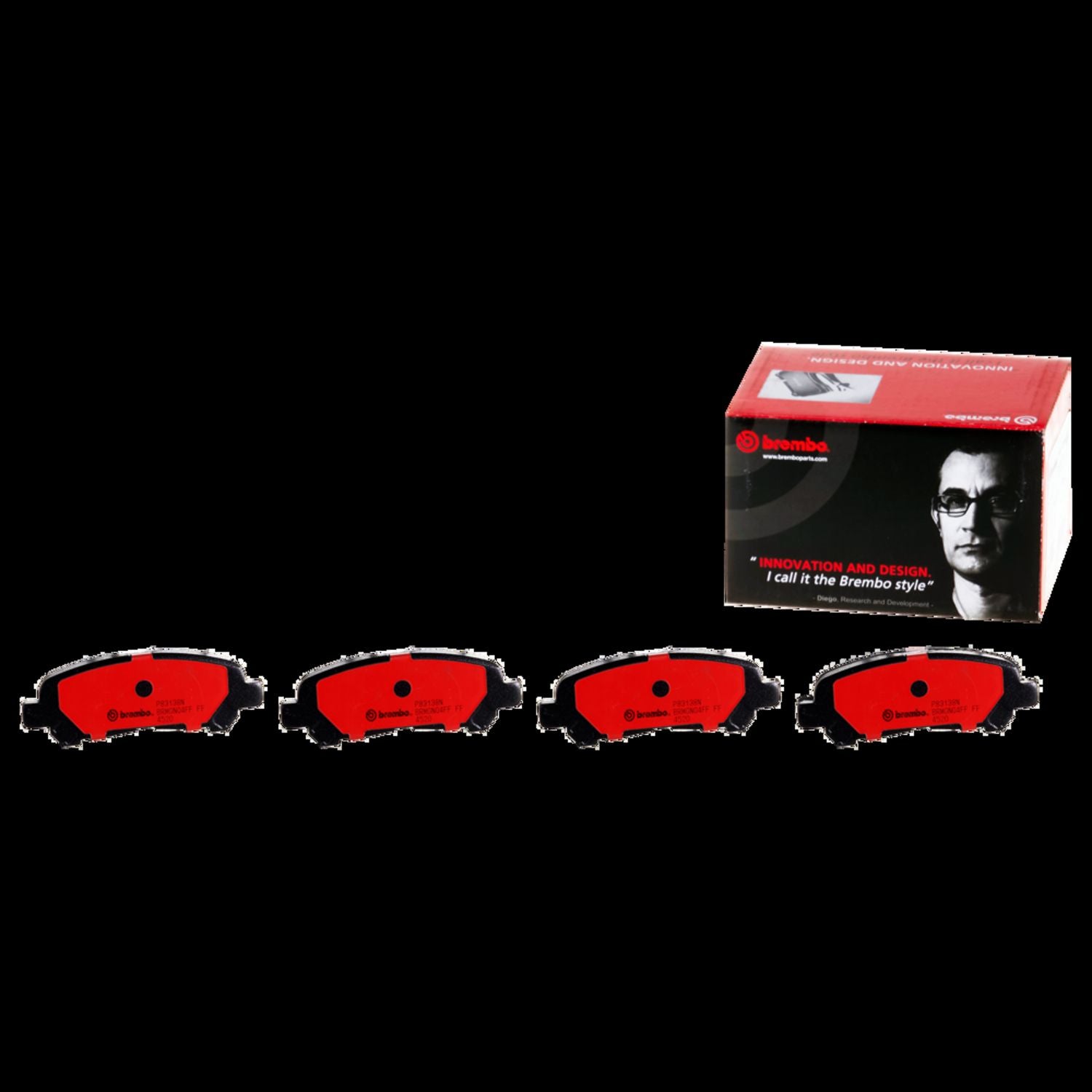 PRIME Ceramic Rear Disc Brake Pad Set - P83138N_01