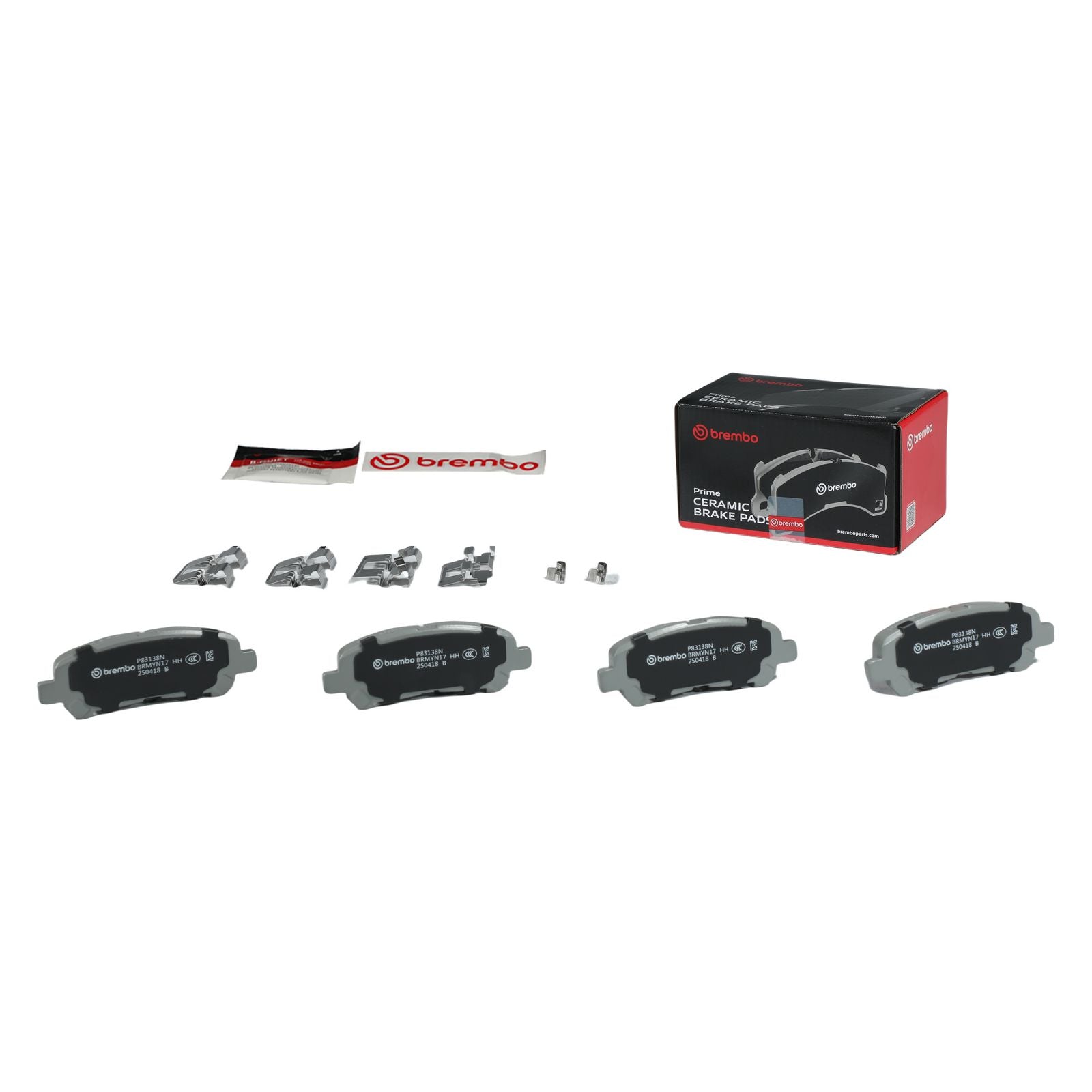 PRIME Ceramic Rear Disc Brake Pad Set - P83138N_01