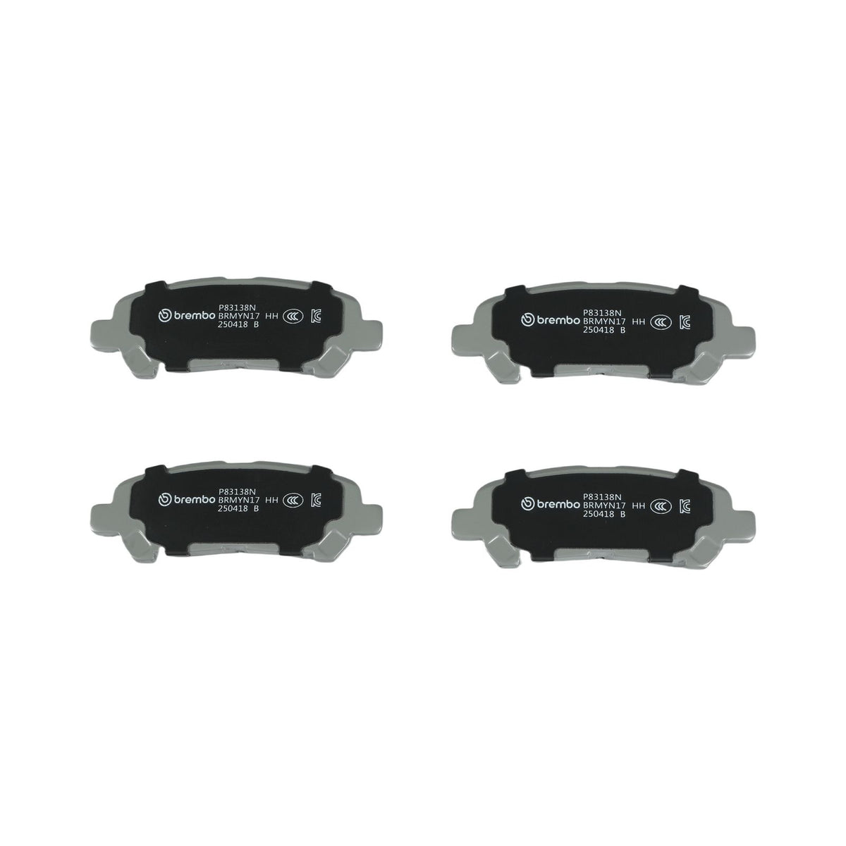 PRIME Ceramic Rear Disc Brake Pad Set - P83138N_04