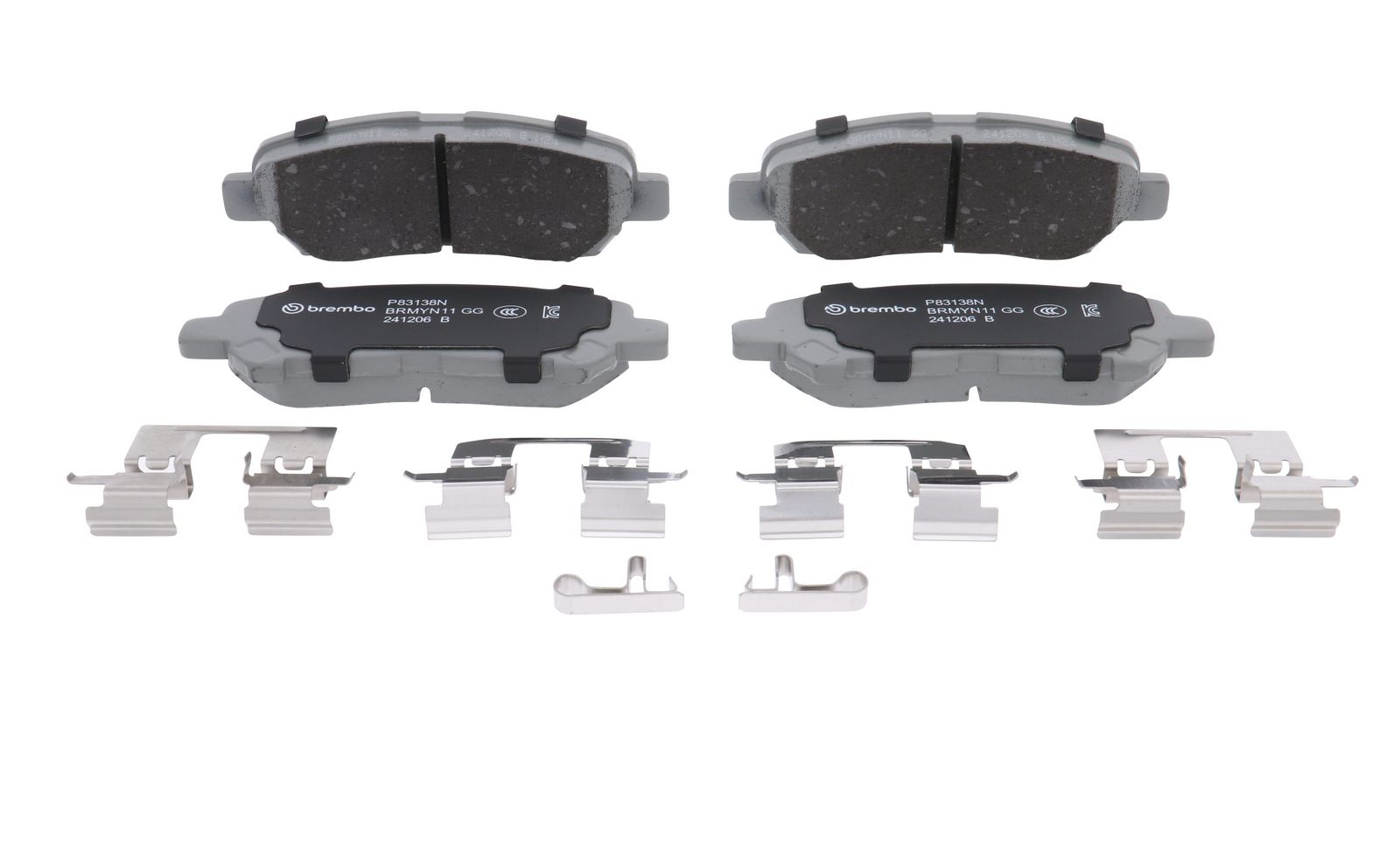 PRIME Ceramic Rear Disc Brake Pad Set - P83138N_07