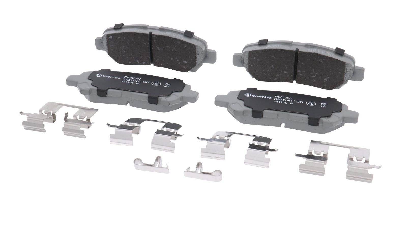 PRIME Ceramic Rear Disc Brake Pad Set - P83138N_08