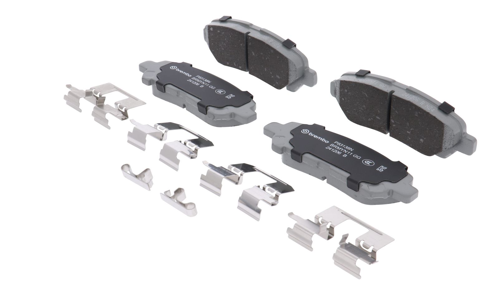 PRIME Ceramic Rear Disc Brake Pad Set - P83138N_10