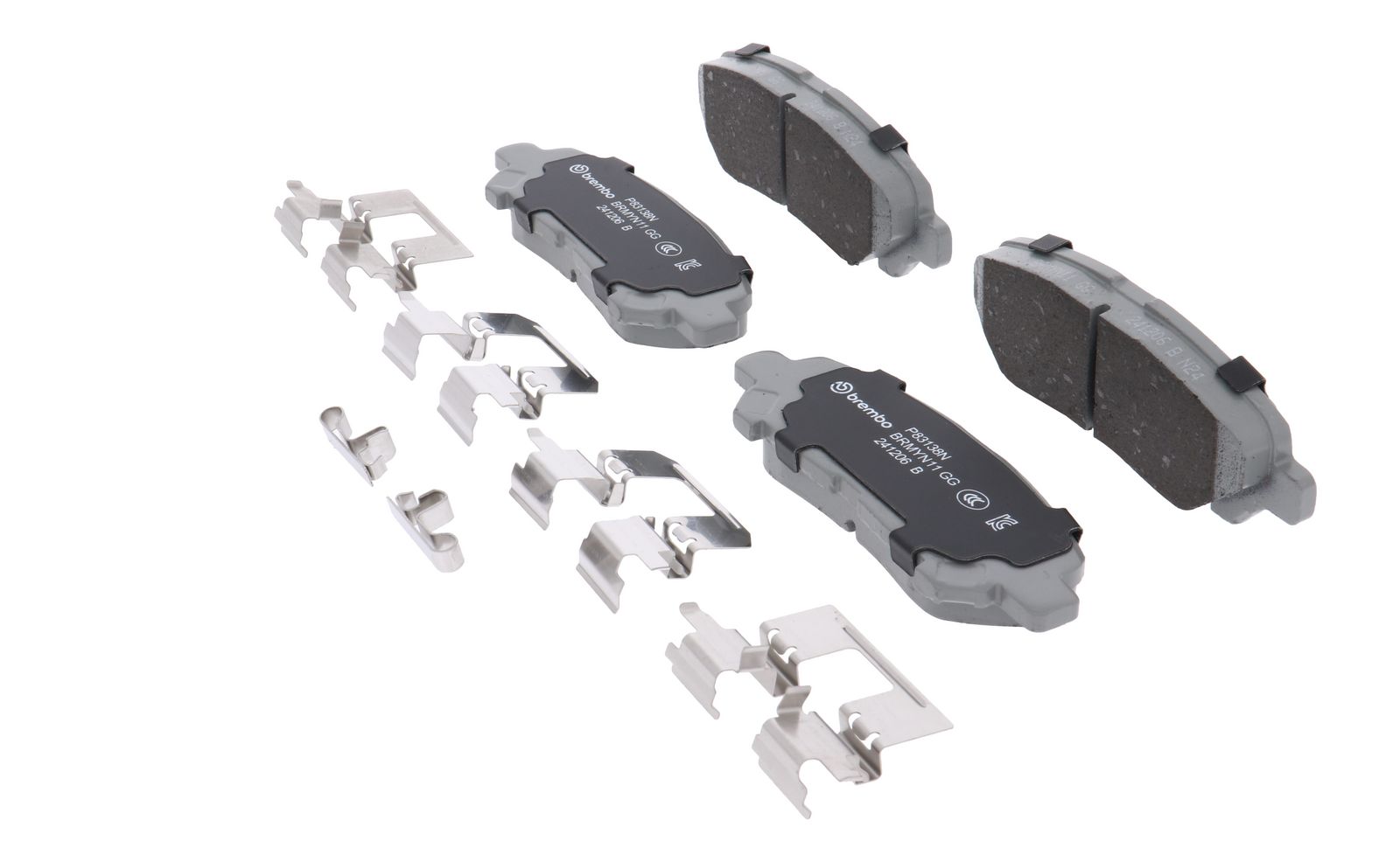 PRIME Ceramic Rear Disc Brake Pad Set - P83138N_11