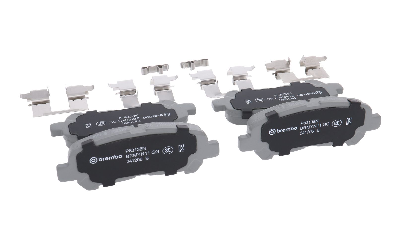 PRIME Ceramic Rear Disc Brake Pad Set - P83138N_18