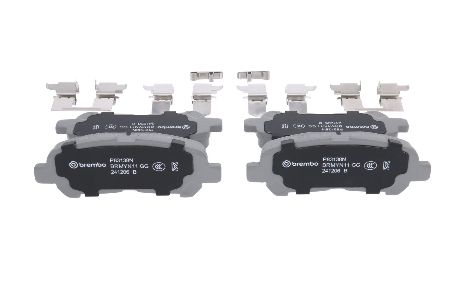 PRIME Ceramic Rear Disc Brake Pad Set - P83138N_19