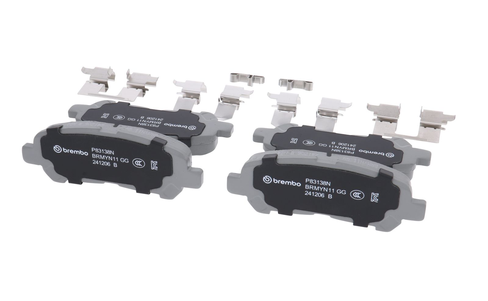 PRIME Ceramic Rear Disc Brake Pad Set - P83138N_20