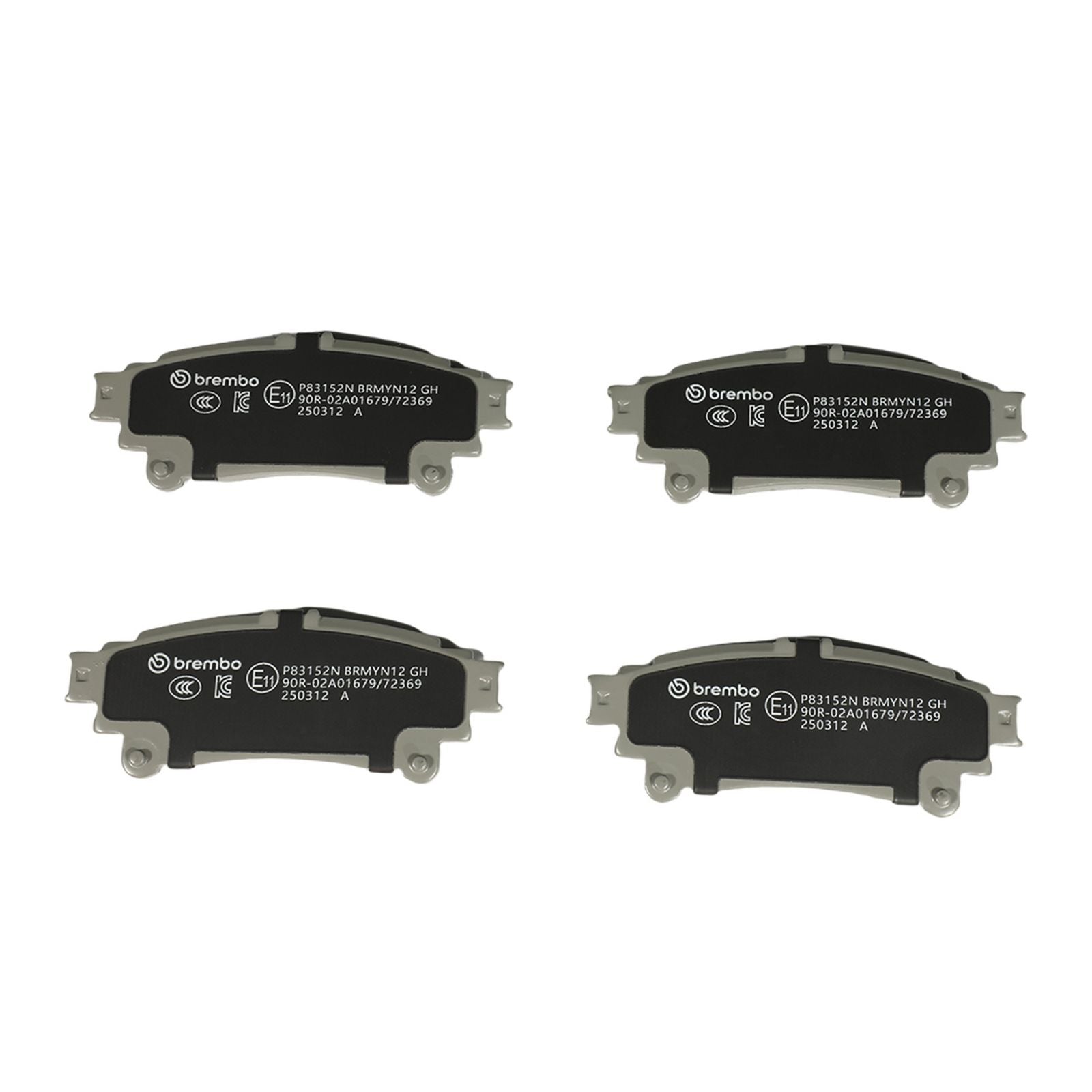 PRIME Ceramic Rear Disc Brake Pad Set - P83152N_05