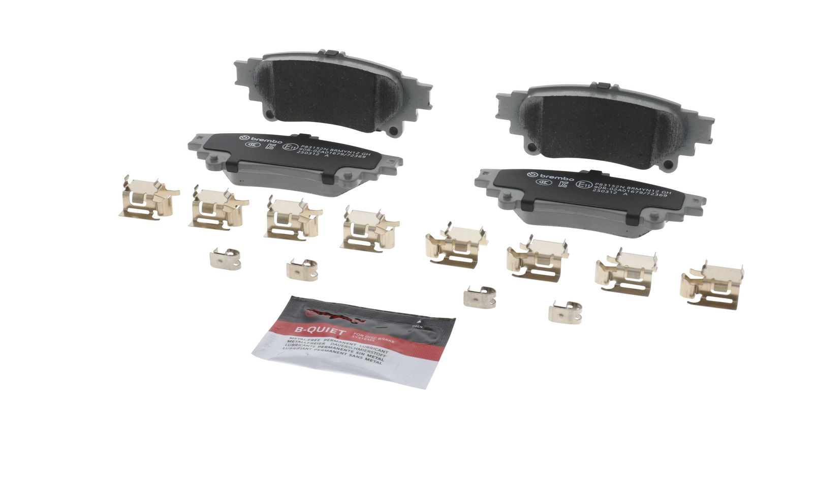 PRIME Ceramic Rear Disc Brake Pad Set - P83152N_08