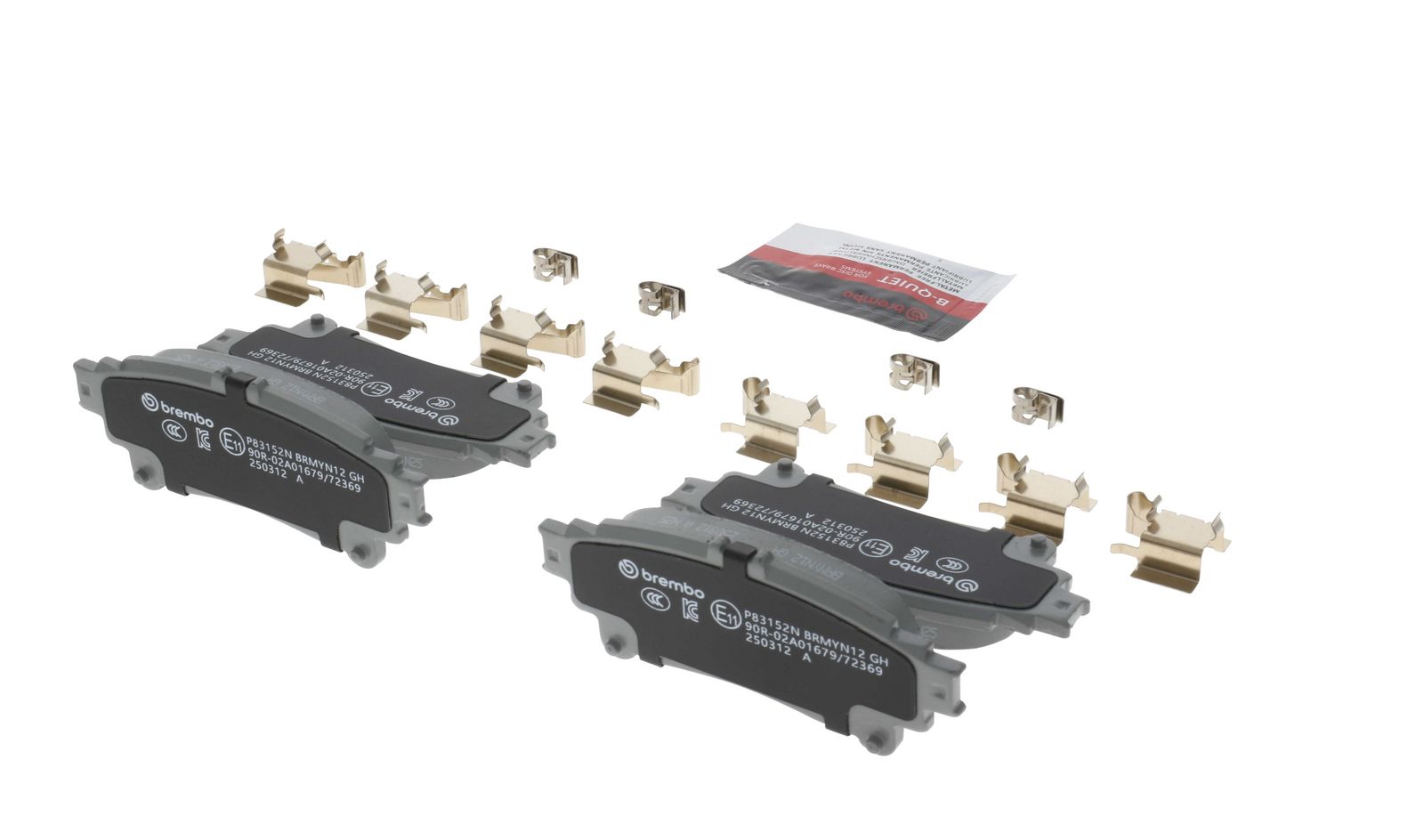 PRIME Ceramic Rear Disc Brake Pad Set - P83152N_21