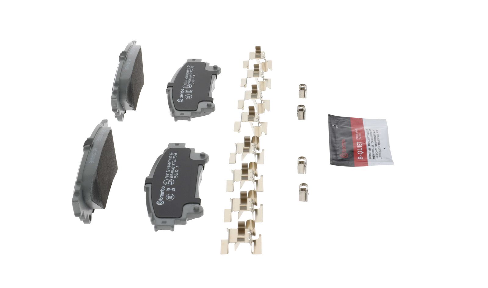PRIME Ceramic Rear Disc Brake Pad Set - P83152N_25
