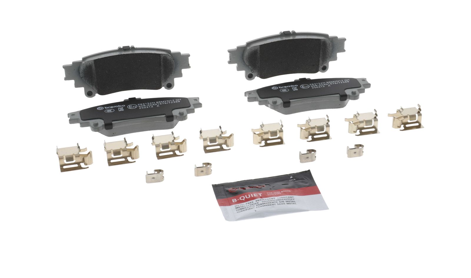PRIME Ceramic Rear Disc Brake Pad Set - P83152N_30