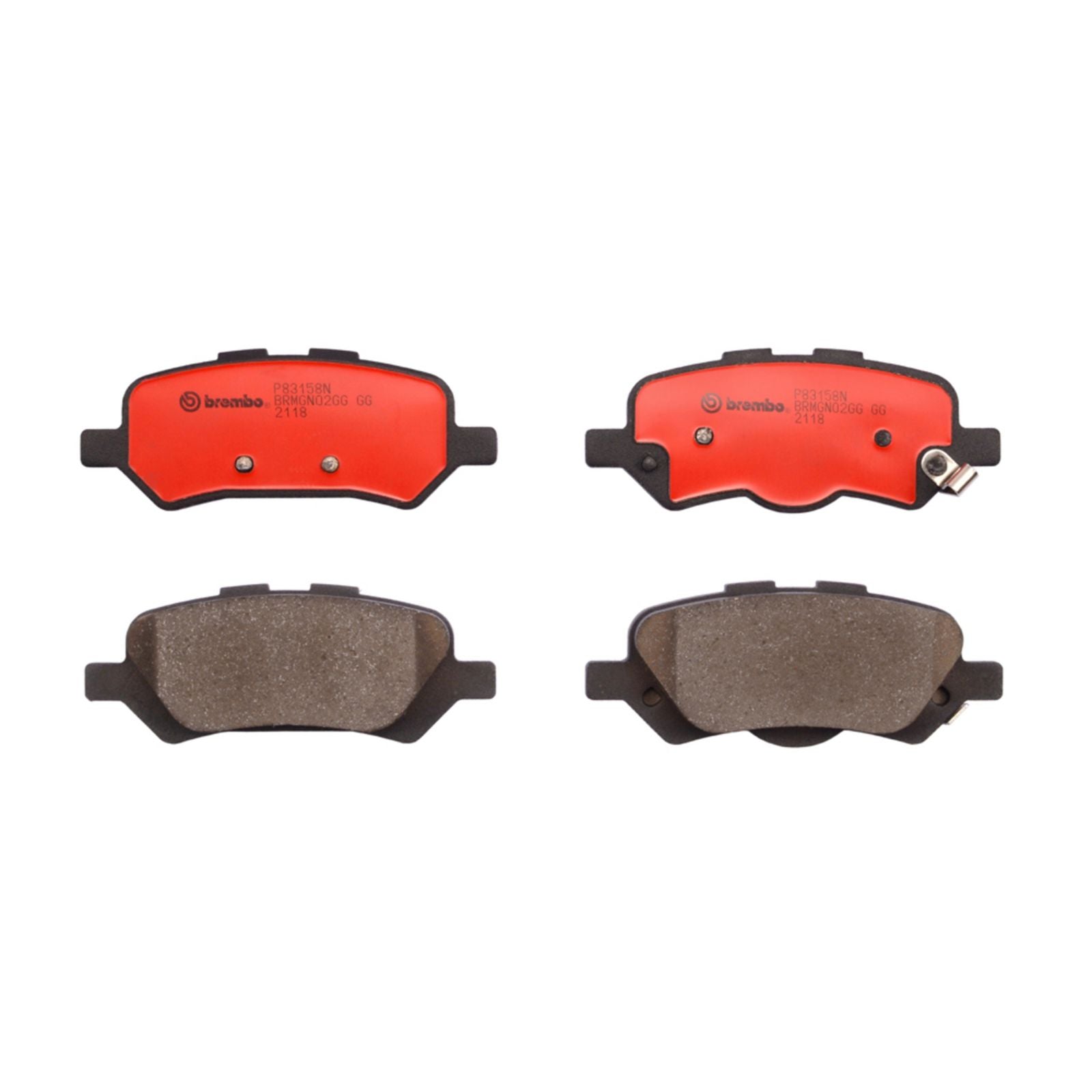 PRIME Ceramic Rear Disc Brake Pad Set - P83158N_01