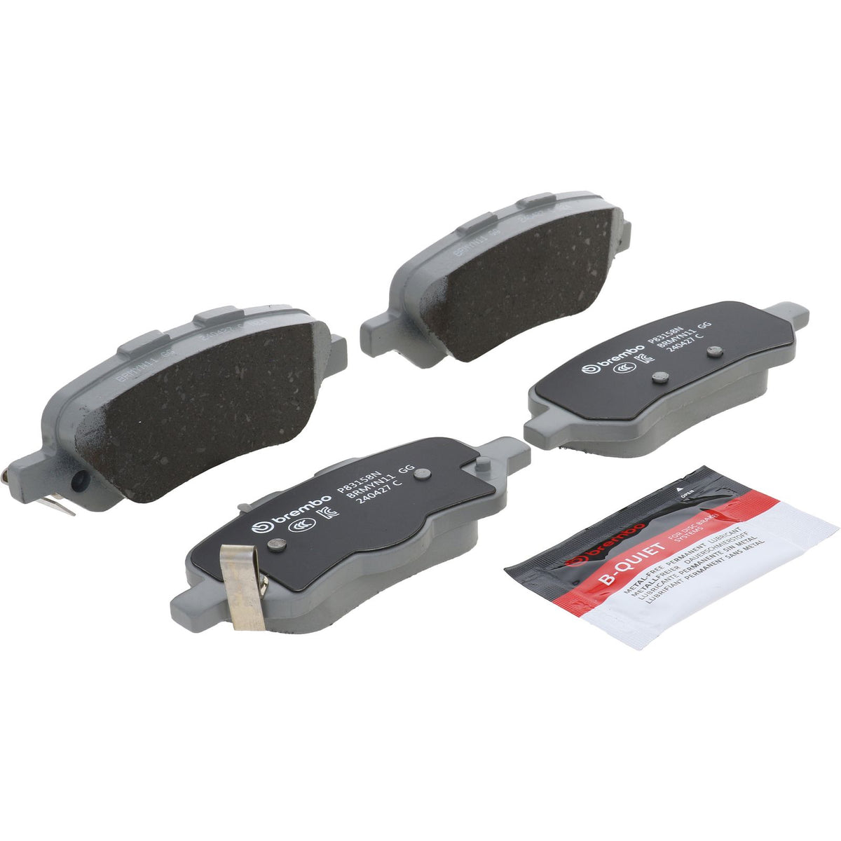 PRIME Ceramic Rear Disc Brake Pad Set - P83158N_01