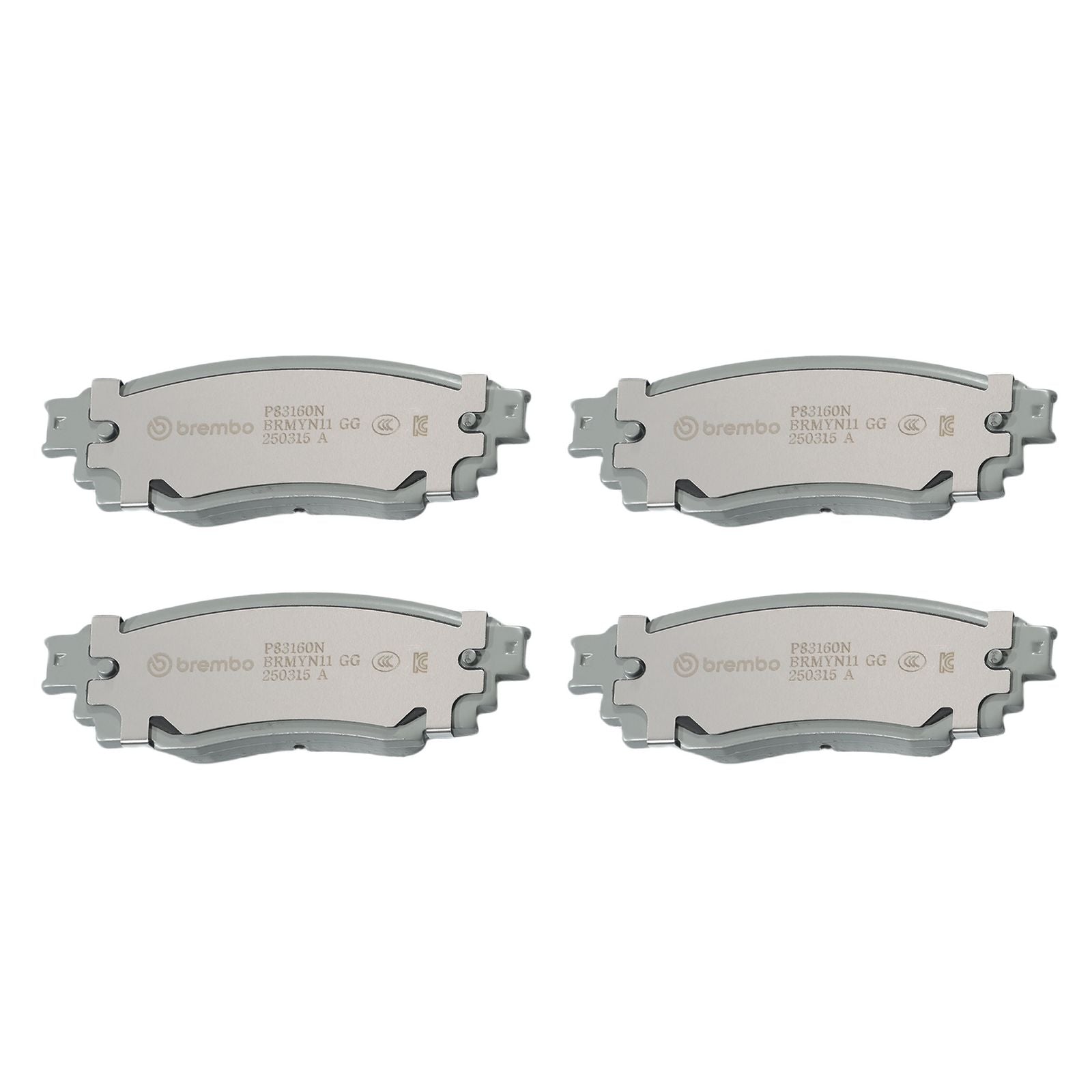 PRIME Ceramic Rear Disc Brake Pad Set - P83160N_04