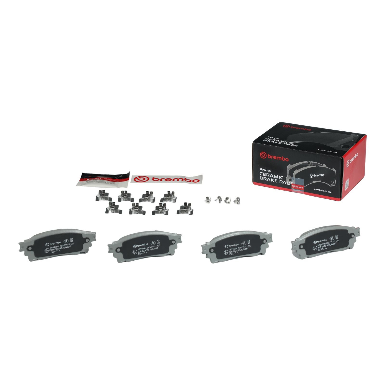 PRIME Ceramic Rear Disc Brake Pad Set - P83166N_01