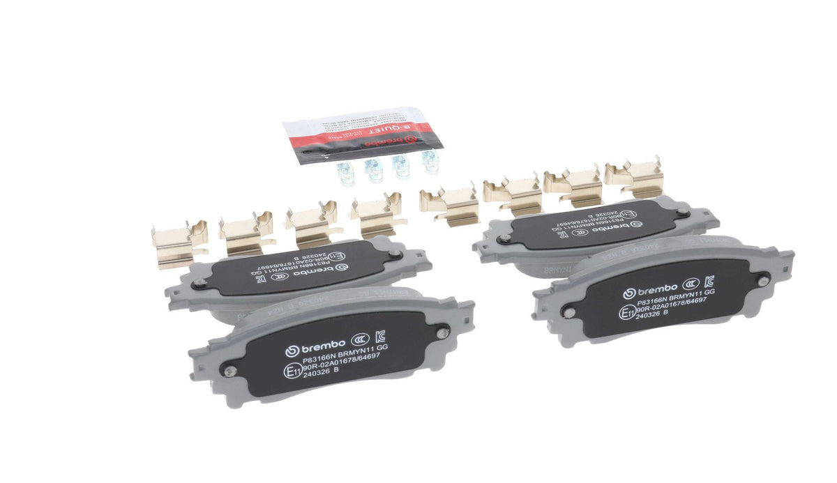 PRIME Ceramic Rear Disc Brake Pad Set - P83166N_18