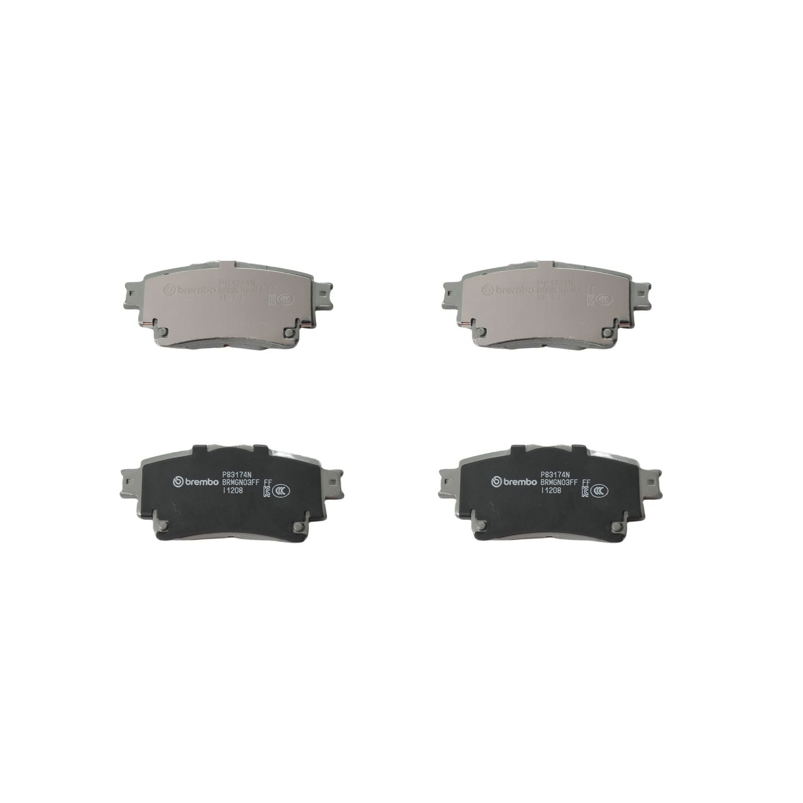 PRIME Ceramic Rear Disc Brake Pad Set - P83174N_01