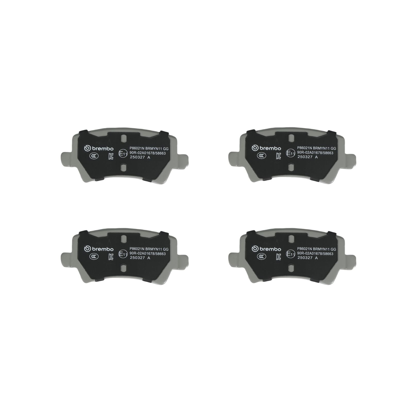 PRIME Ceramic Rear Disc Brake Pad Set - P85073N_02
