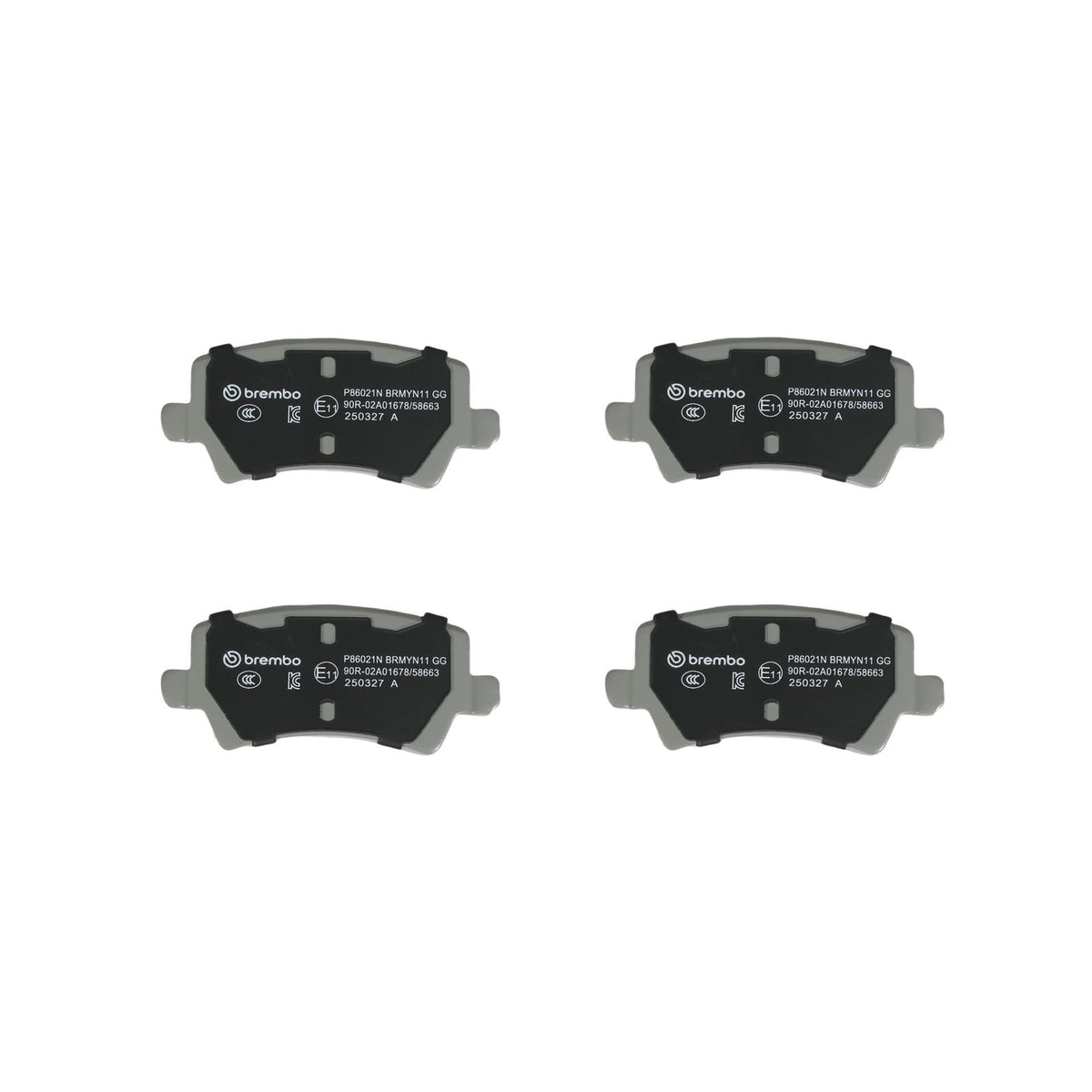PRIME Ceramic Rear Disc Brake Pad Set - P85073N_02