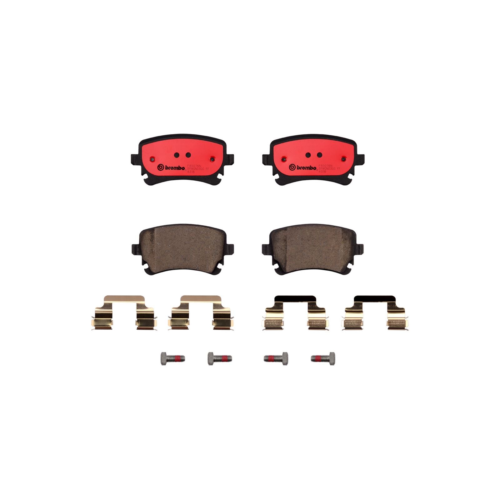 PRIME Ceramic Rear Disc Brake Pad Set - P85076N_05